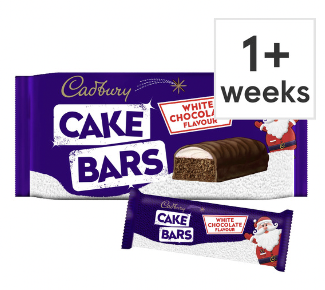 Cadbury Christmas Snow Cake Bar 5 Pack