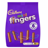Cadbury Mini Fingers Biscuits Bag 6 Pack