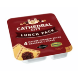 Cathedral City 4 Mature Cheddar Slices Crackers & Pickle 122g