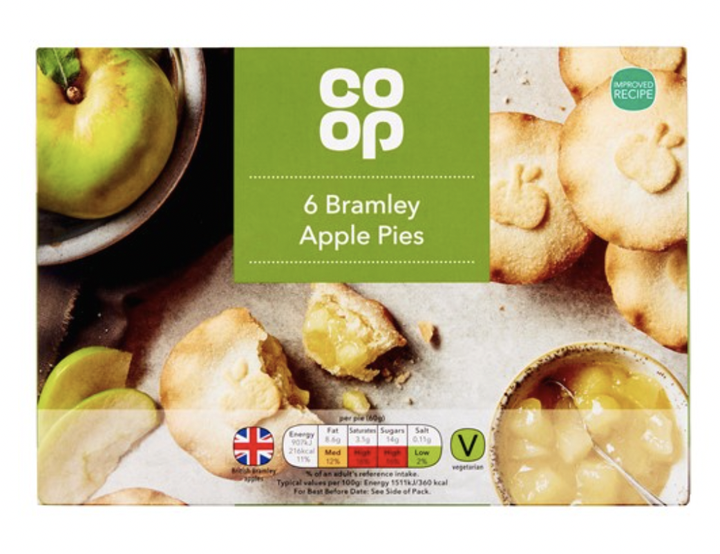 Co-op 6 Bramley Apple Pies