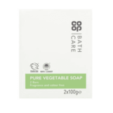 Co-op Bath Care Pure Vegetable Soap 2 x 100g