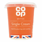 Co-op British Single Cream 300ml