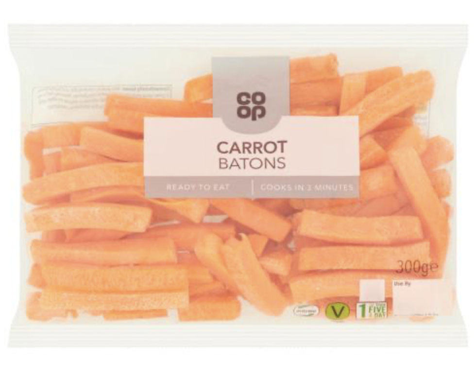 Co op Carrot Wedges 300g