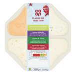 Co-op Classic Dip Selection 4 x 90g