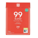 Co Op Fairtrade 99 Tea Blend 240 Round Bags 750g