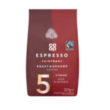 Co-op Fairtrade Espresso Roast & Ground Coffee 200g