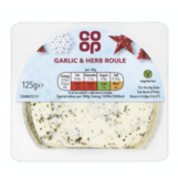 Co-op French Garlic & Herb Roule 125g