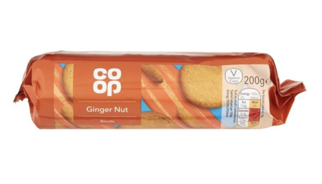Co Op Ginger Nut Biscuits 200g