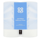 Co-op Soft White Toilet Roll 4pk