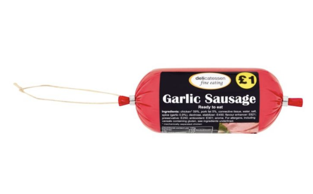 Delicatessen Fine Eating Garlic Sausage 250g