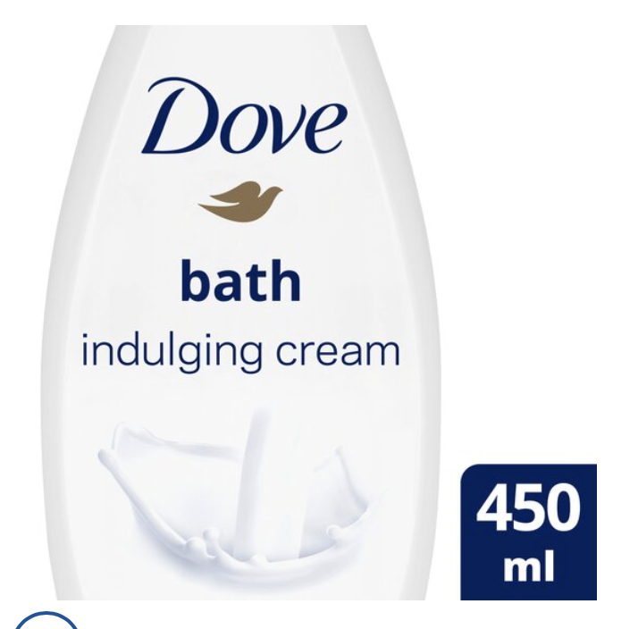 Dove Caring Bath Indulging Cream 450Ml