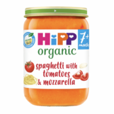 HiPP Organic Spaghetti Bolognese & Mozzarella Jar 190G 7 Month+