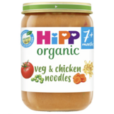 HiPP Organic Veg & Chicken Noodles Baby Food Jar 7+ Months 190g
