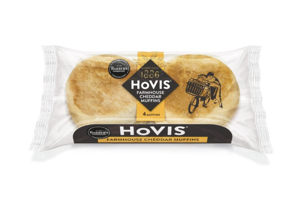 Hovis Farmhouse Cheddar Muffins 4Pkt