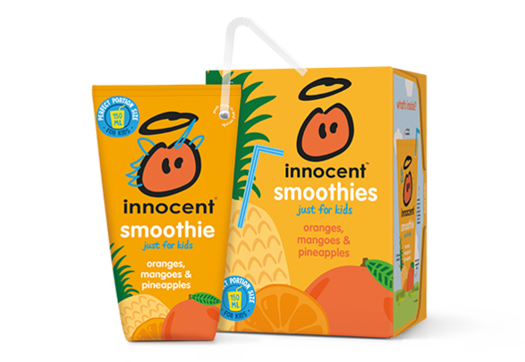 Innocent Kids Orange,Mango,Pineapple 4pk