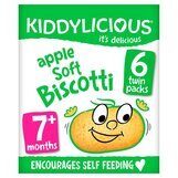 Kiddylicious Apple Soft Biscotti 6X20g