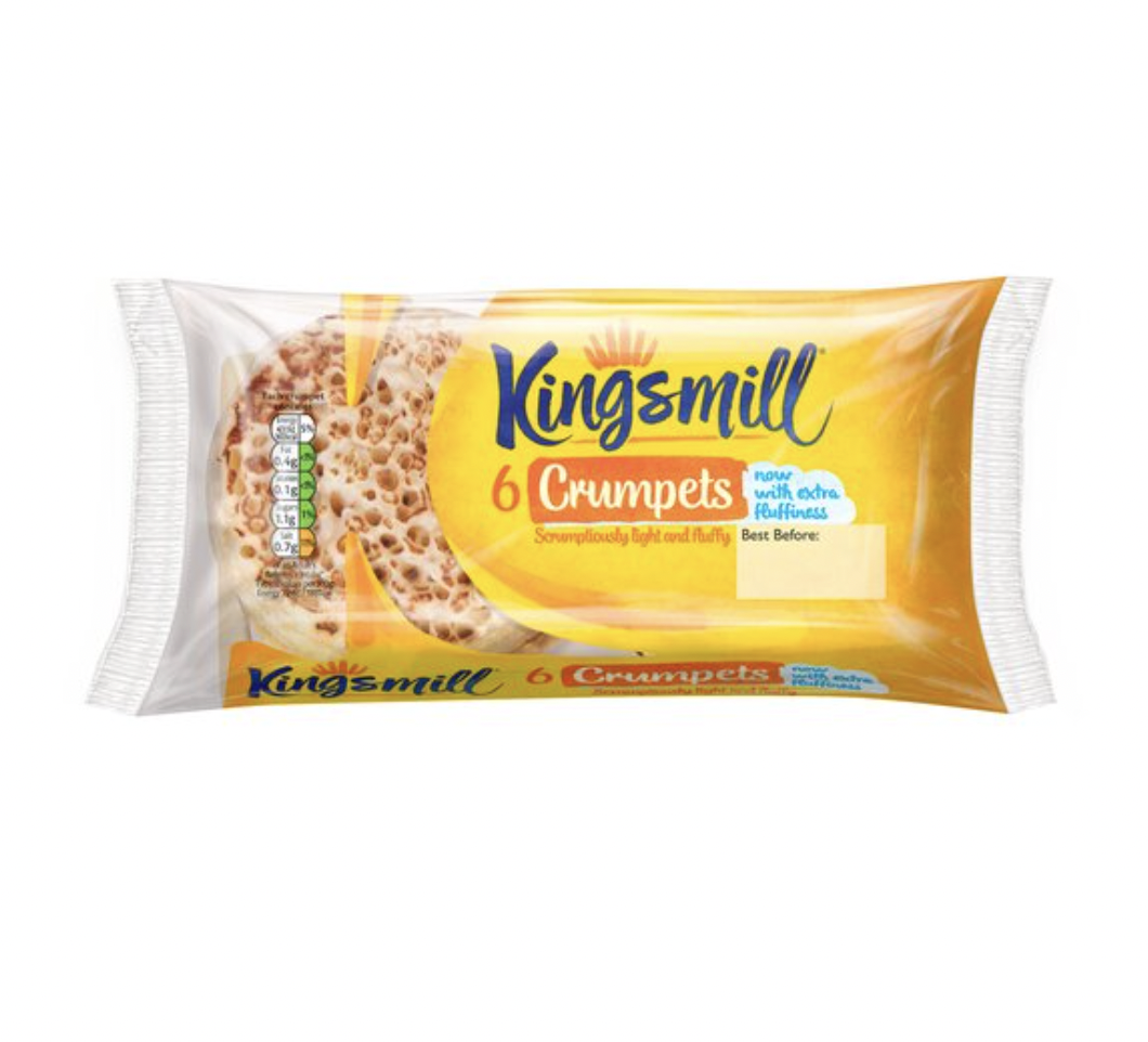 Kingsmill Crumpets 6 Pack
