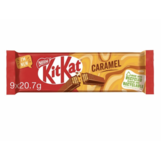 Kit Kat 2 Finger Caramel Chocolate Biscuit Bar 9 X 20.7G