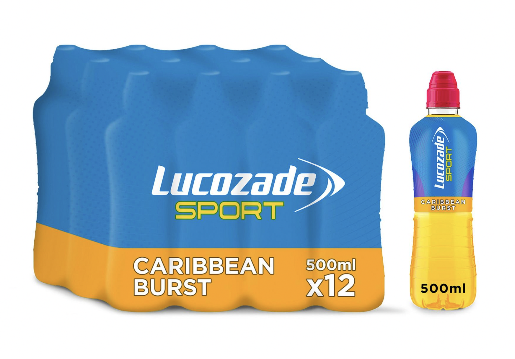 Lucozade Sport Caribbean Burst 12 x 500ml
