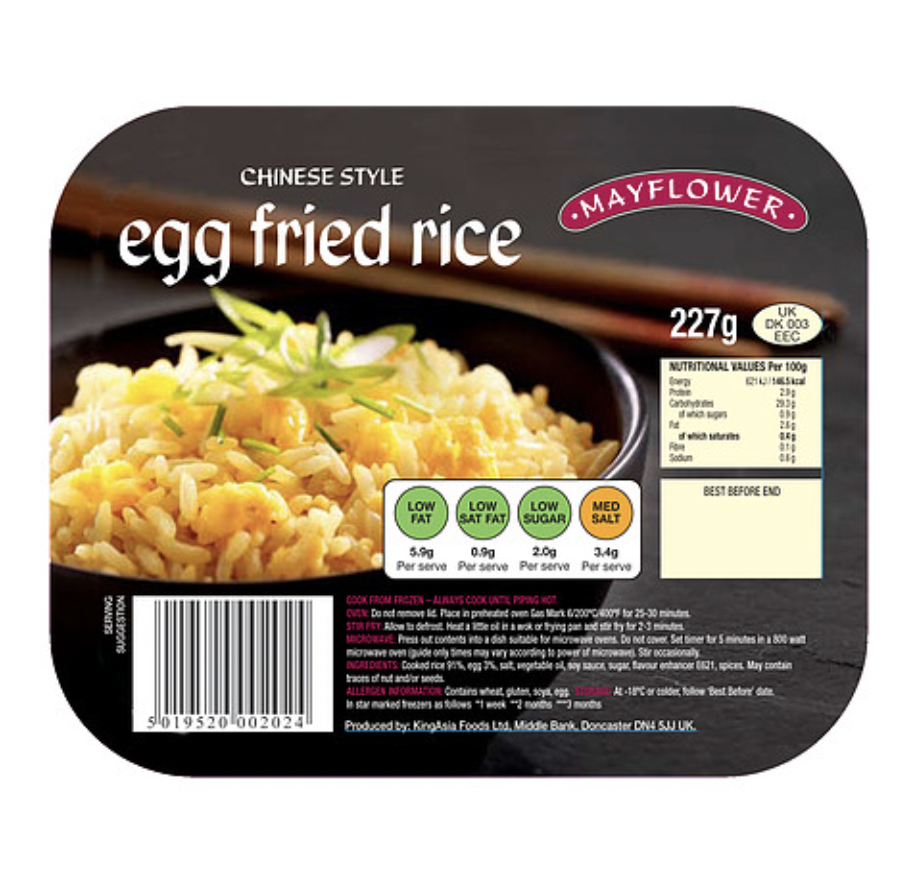 Mayflower Egg Fried Rice - Frozen