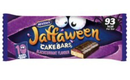 McVities Jaffaween Blackcurrant Cake Bars 10 Pack