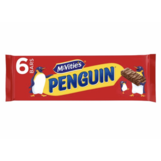 Mcvities Penguin Original Biscuit Bars 6 Pack