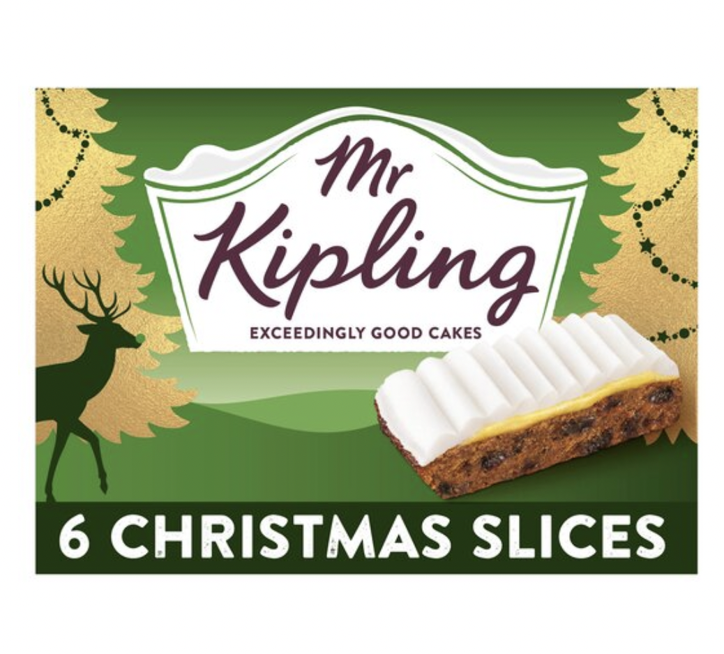 Mr Kipling 6 Christmas Slices