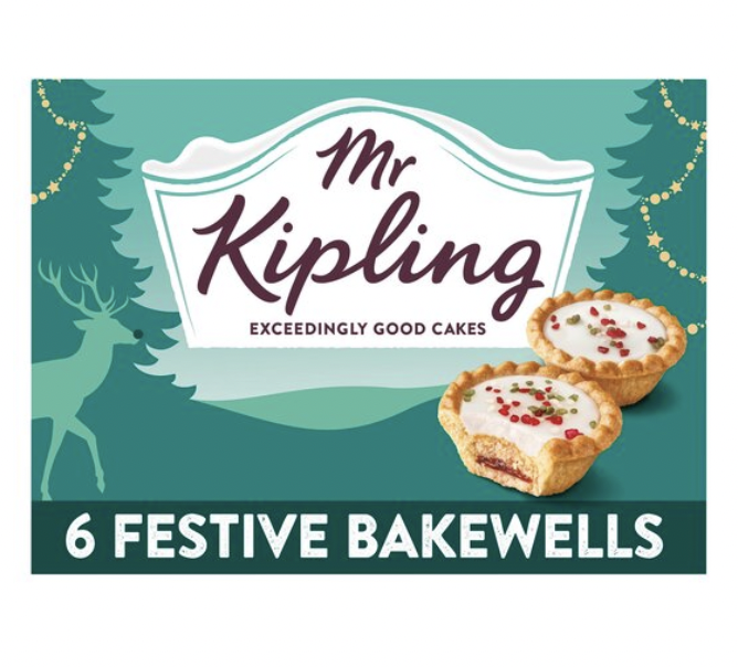 Mr Kipling 6 Festive Bakewell Tarts