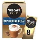 Nescafe Gold Cappuccino Decaf 8 Sachets