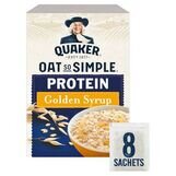 Quaker Oats So Simple Protein Golden Syrup 8pk