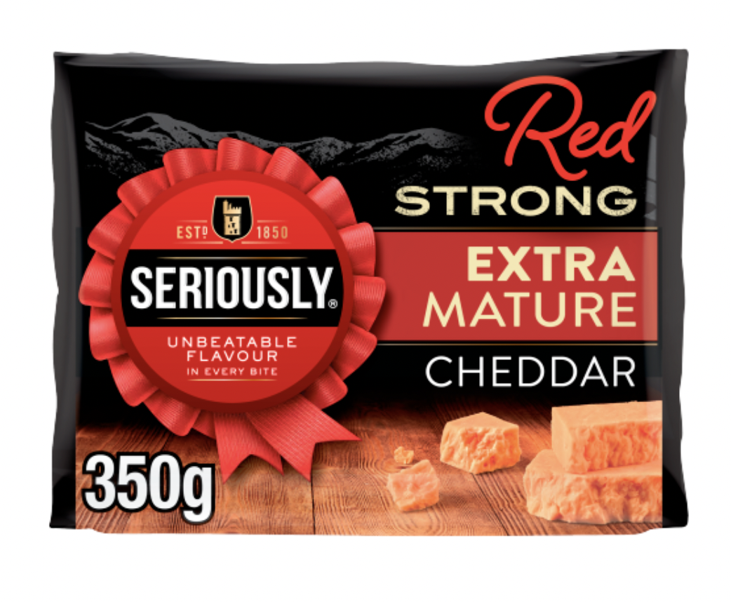 Seriously Strong Extra Mature Coloured Cheese 350g