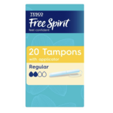 Tesco Free Spirit Regular Applicator Tampons 20 Pack