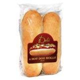 The Deli Hot Dog Rolls 4 Pack