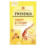 Twinings Lemon Ginger 20 Teabags