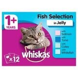 Whiskas 1+ Fish Selection in Jelly 12x100g